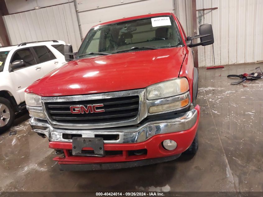 2006 GMC Sierra 1500 Sle1 VIN: 2GTEK19N961260723 Lot: 40424014