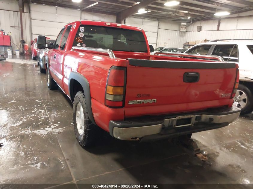 2006 GMC Sierra 1500 Sle1 VIN: 2GTEK19N961260723 Lot: 40424014