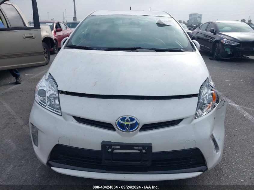 2013 Toyota Prius Two VIN: JTDKN3DU5D5601650 Lot: 40424034