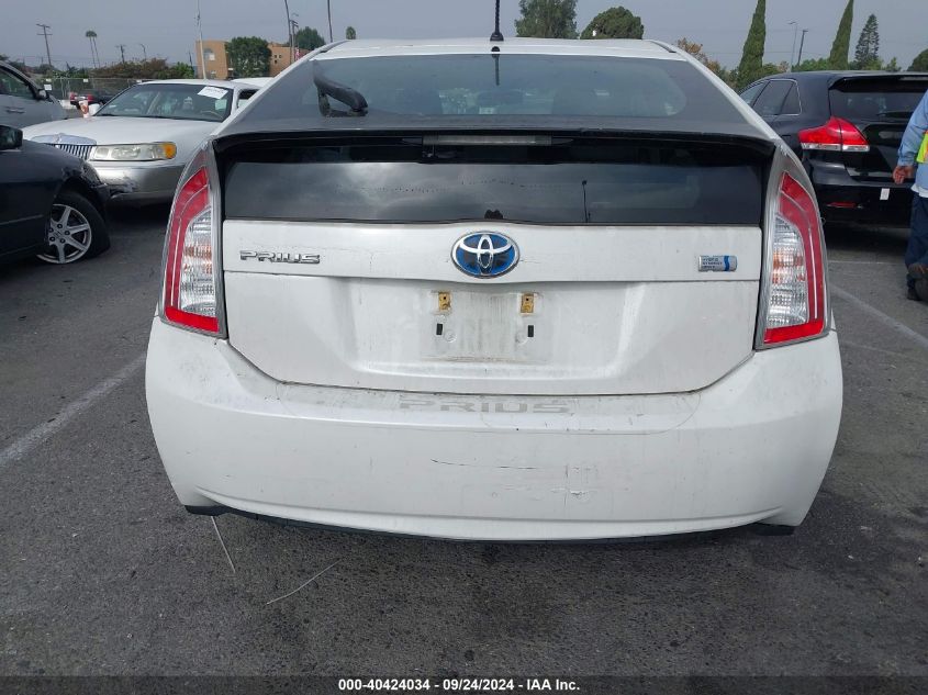 2013 Toyota Prius Two VIN: JTDKN3DU5D5601650 Lot: 40424034