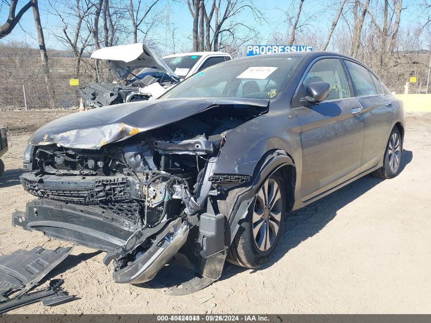 2013 Honda Accord Lx VIN: 1HGCR2F30DA144133 Lot: 40424048