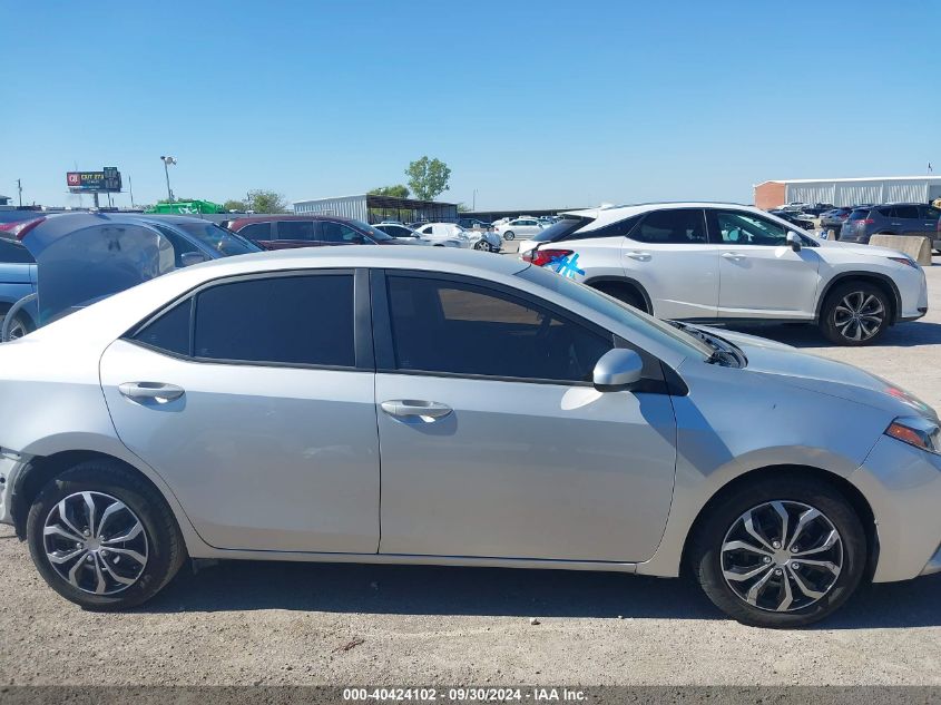 2014 Toyota Corolla Le VIN: 2T1BURHE6EC185847 Lot: 40424102