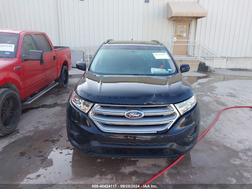 2016 Ford Edge Se VIN: 2FMPK3G94GBC30952 Lot: 40424117