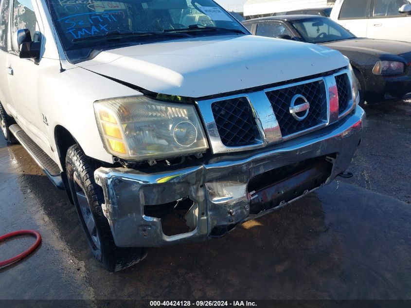 2004 Nissan Titan Le VIN: 1N6AA06B84N521791 Lot: 40424128