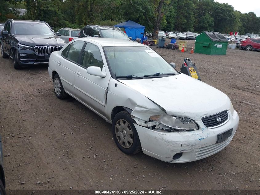 2001 Nissan Sentra Gxe VIN: 3N1CB51D81L421655 Lot: 40424136