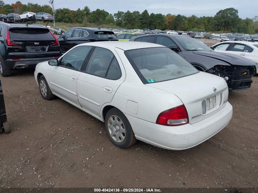 2001 Nissan Sentra Gxe VIN: 3N1CB51D81L421655 Lot: 40424136