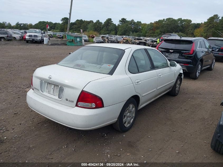 2001 Nissan Sentra Gxe VIN: 3N1CB51D81L421655 Lot: 40424136