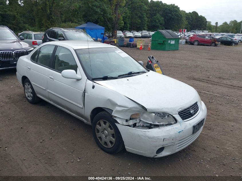 2001 Nissan Sentra Gxe VIN: 3N1CB51D81L421655 Lot: 40424136