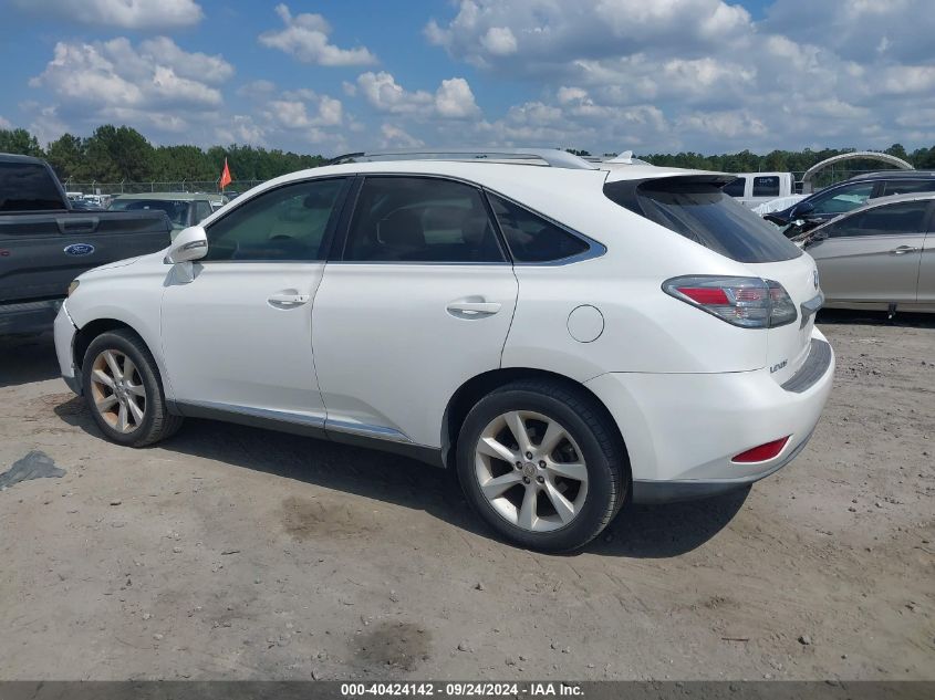 2010 Lexus Rx 350 VIN: JTJZK1BA2A2400173 Lot: 40424142