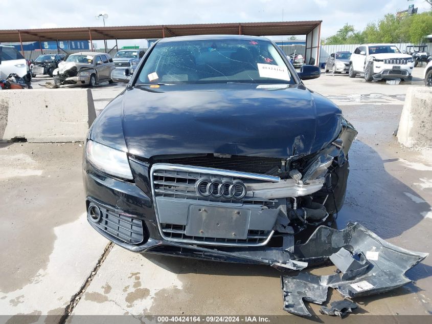 2012 Audi A4 2.0T Premium VIN: WAUAFAFL1CN014133 Lot: 40424164