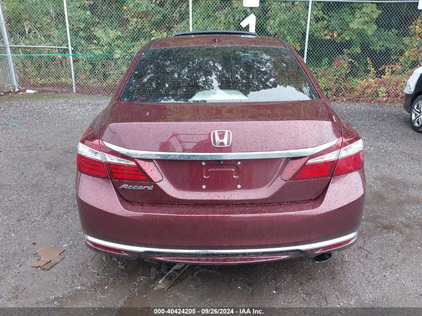 1HGCR2F74GA163601 2016 Honda Accord Ex