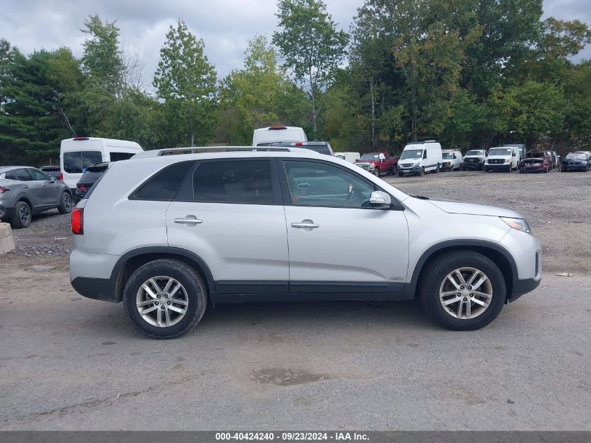 2014 Kia Sorento Lx VIN: 5XYKTDA6XEG516734 Lot: 40424240