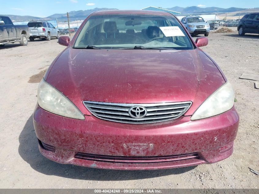 2005 Toyota Camry Le VIN: JTDBE32K553002391 Lot: 40424248