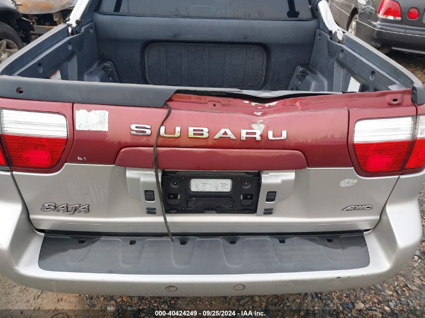 4S4BT62C637113176 2003 Subaru Baja Sport