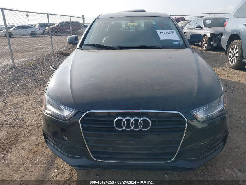 2014 Audi A4 Premium VIN: WAUAFAFLXEN031516 Lot: 40424259