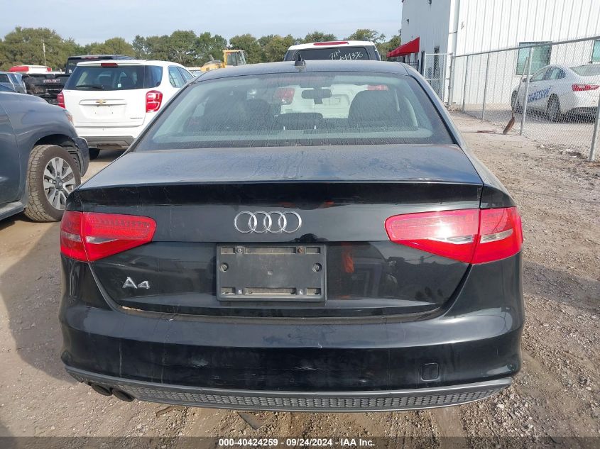 2014 Audi A4 Premium VIN: WAUAFAFLXEN031516 Lot: 40424259