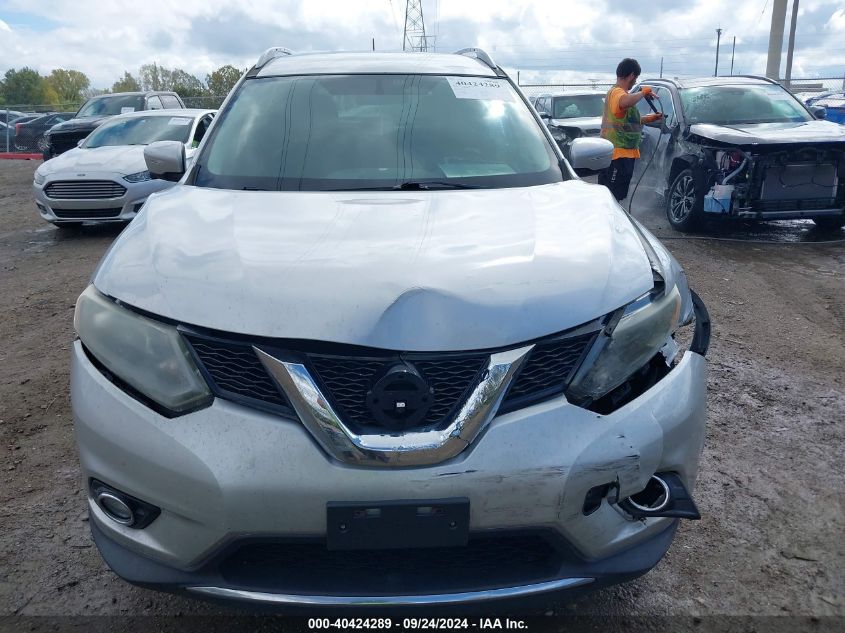 2014 Nissan Rogue Sl VIN: 5N1AT2MVXEC767921 Lot: 40424289