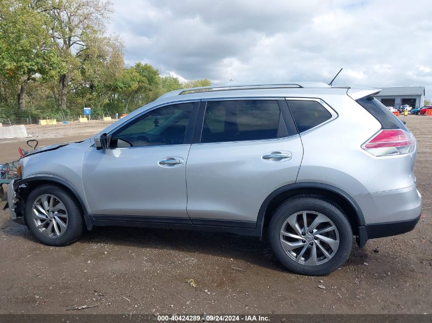 2014 Nissan Rogue Sl VIN: 5N1AT2MVXEC767921 Lot: 40424289