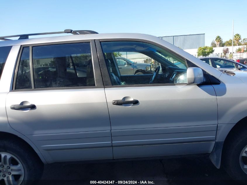 2005 Honda Pilot Exl VIN: 2HKYF18775H557488 Lot: 40424347