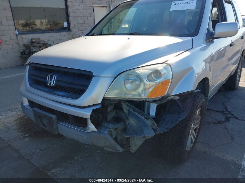 2005 Honda Pilot Exl VIN: 2HKYF18775H557488 Lot: 40424347