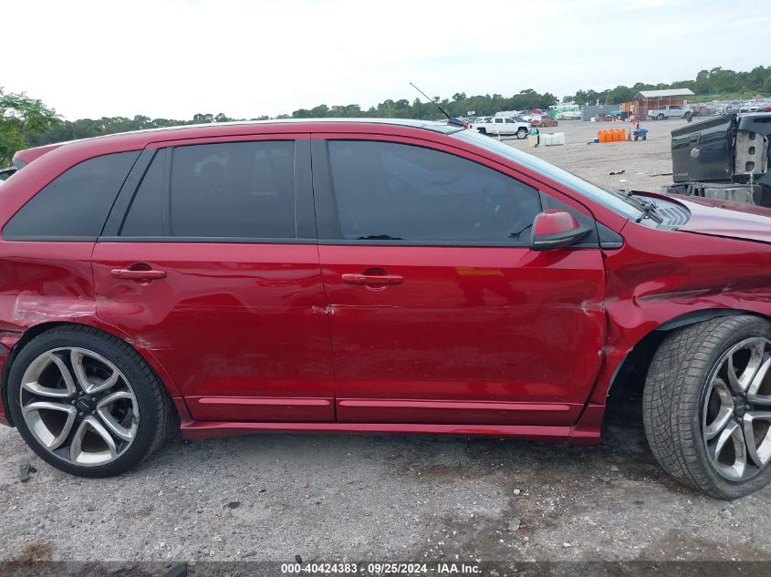 2013 Ford Edge Sport VIN: 2FMDK4AK0DBB78414 Lot: 40424383