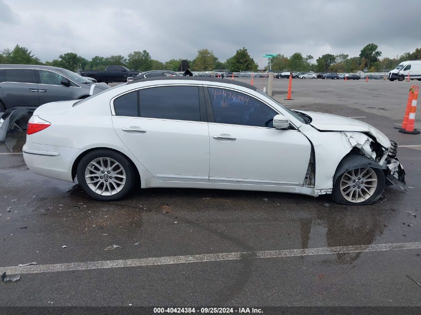 2011 Hyundai Genesis 3.8 VIN: KMHGC4DE7BU136152 Lot: 40424384