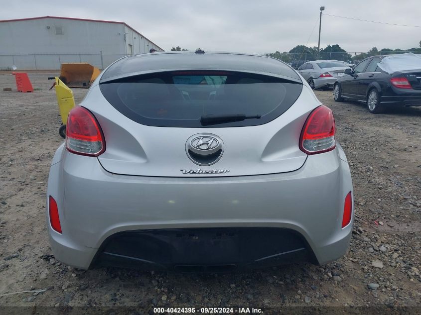 2012 Hyundai Veloster Base W/Gray VIN: KMHTC6AD6CU032260 Lot: 40424395