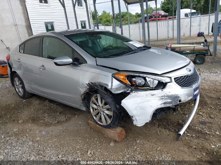 2015 Kia Forte Ex VIN: KNAFX4A86F5262325 Lot: 40424420