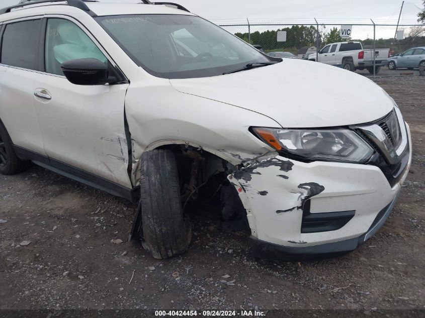 2017 Nissan Rogue Sv VIN: 5N1AT2MV9HC828082 Lot: 40424454