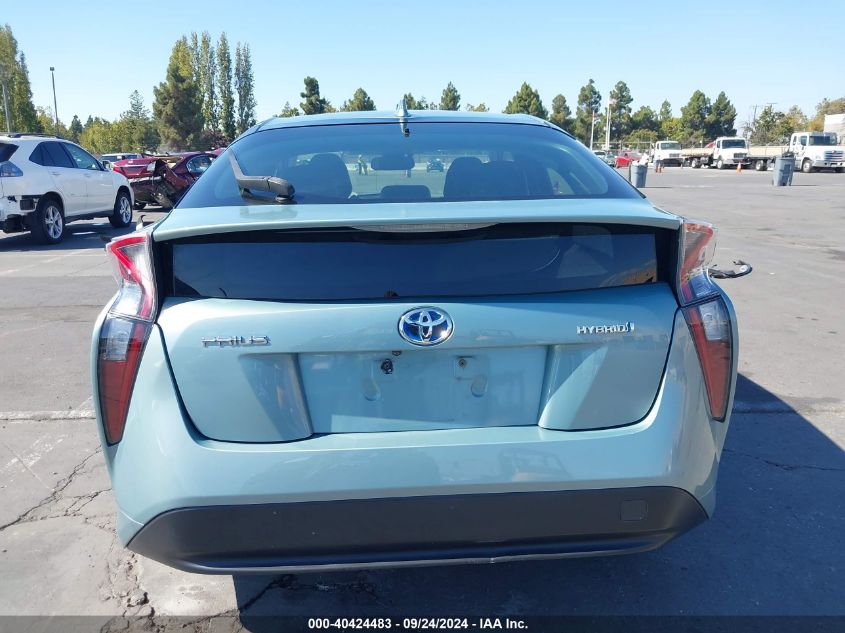 2016 Toyota Prius Four VIN: JTDKARFU5G3506923 Lot: 40424483