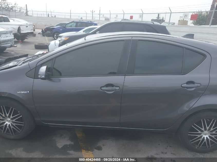 JTDKDTB33G1128842 2016 Toyota Prius C Two