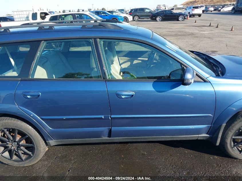 2008 Subaru Outback 2.5Xt Limited VIN: 4S4BP63C586306757 Lot: 40424504