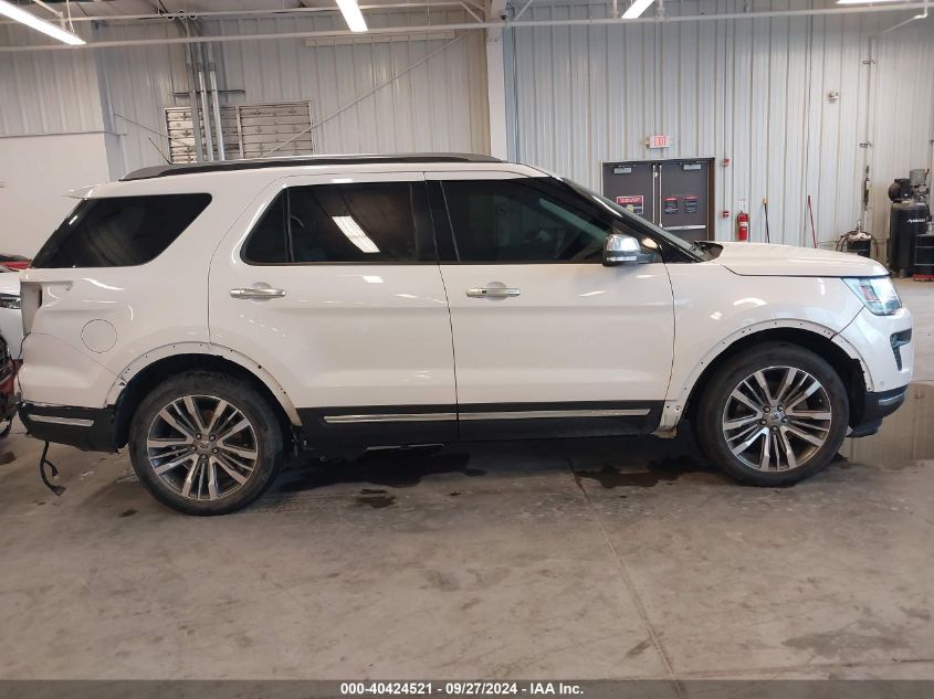 1FM5K8HT0JGB09012 2018 Ford Explorer Platinum