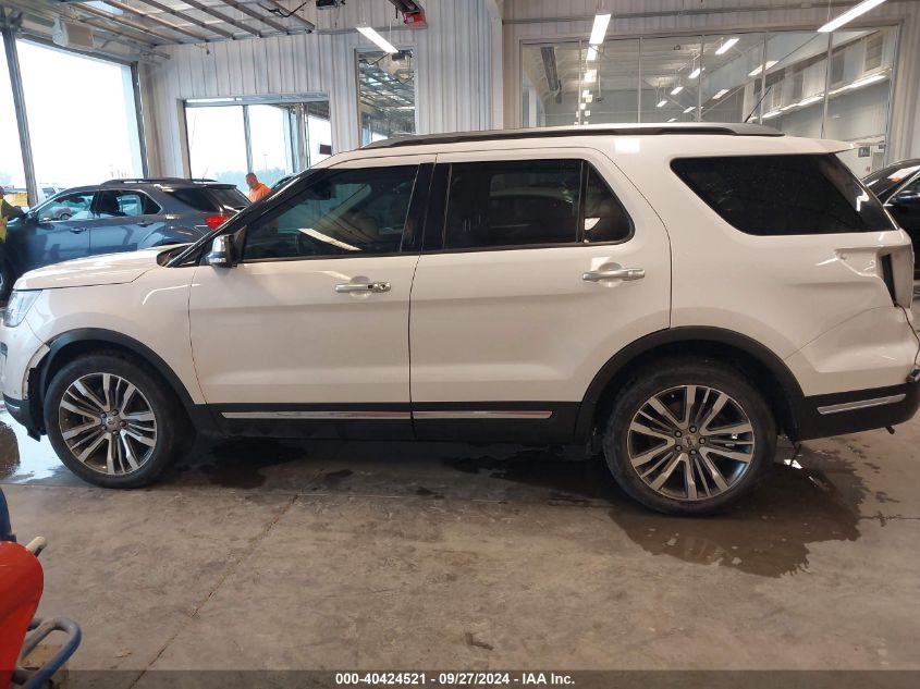 1FM5K8HT0JGB09012 2018 Ford Explorer Platinum