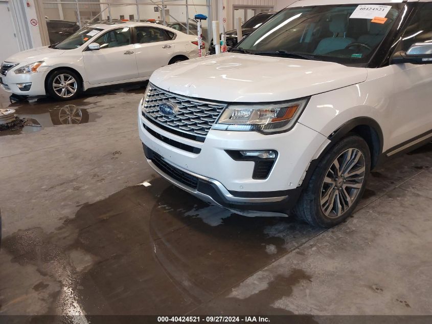 1FM5K8HT0JGB09012 2018 Ford Explorer Platinum