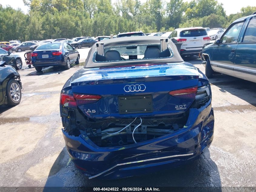 WAUYNGF50JN014174 2018 Audi A5 2.0T Premium