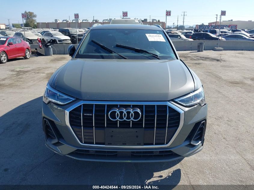 2020 Audi Q3 Premium Plus 45 Tfsi S Line Quattro Tiptronic VIN: WA1EECF39L1006527 Lot: 40424544