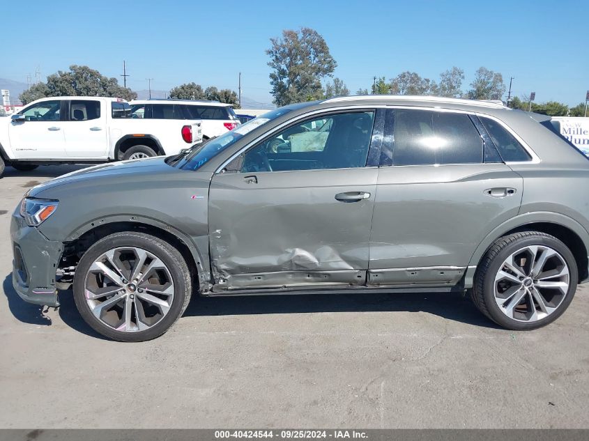 2020 Audi Q3 Premium Plus 45 Tfsi S Line Quattro Tiptronic VIN: WA1EECF39L1006527 Lot: 40424544