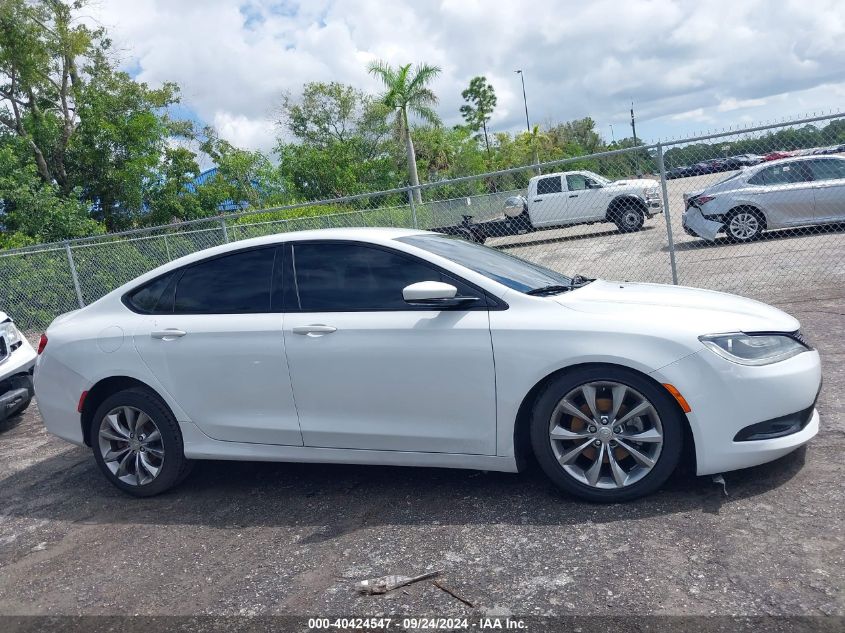 2015 Chrysler 200 S VIN: 1C3CCCBB7FN643921 Lot: 40424547