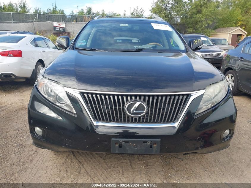 2011 Lexus Rx 350 350 VIN: 2T2BK1BA1BC116035 Lot: 40424592