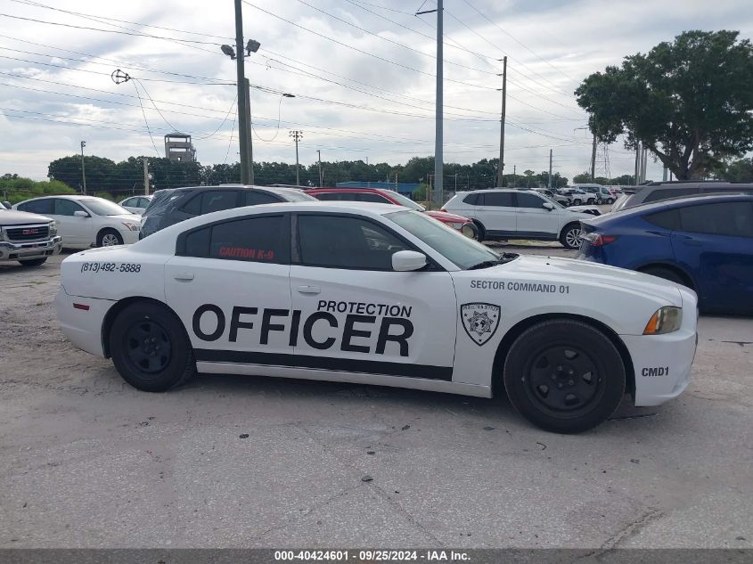 2013 Dodge Charger Police VIN: 2C3CDXAG5DH592281 Lot: 40424601