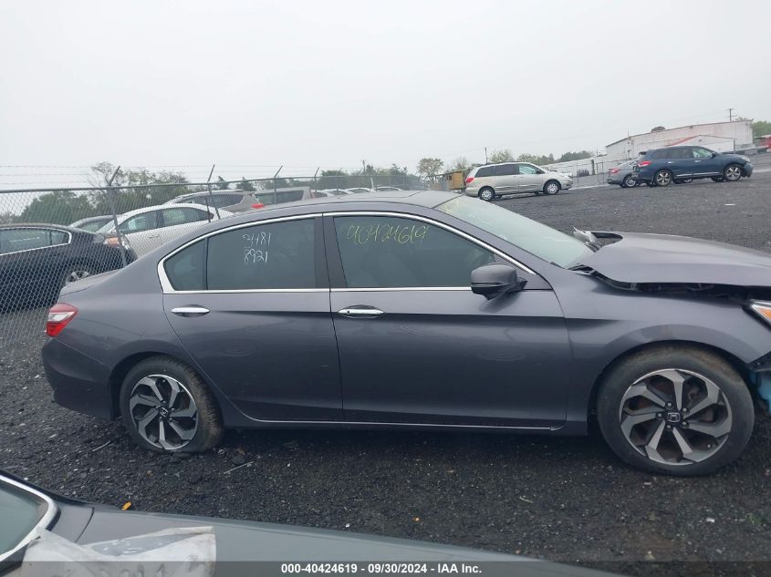 2016 Honda Accord Ex-L V-6 VIN: 1HGCR3F8XGA033093 Lot: 40424619