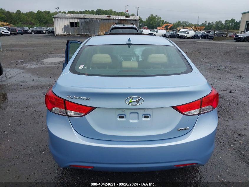 2012 Hyundai Elantra Limited (Ulsan Plant) VIN: KMHDH4AE8CU390978 Lot: 40424621