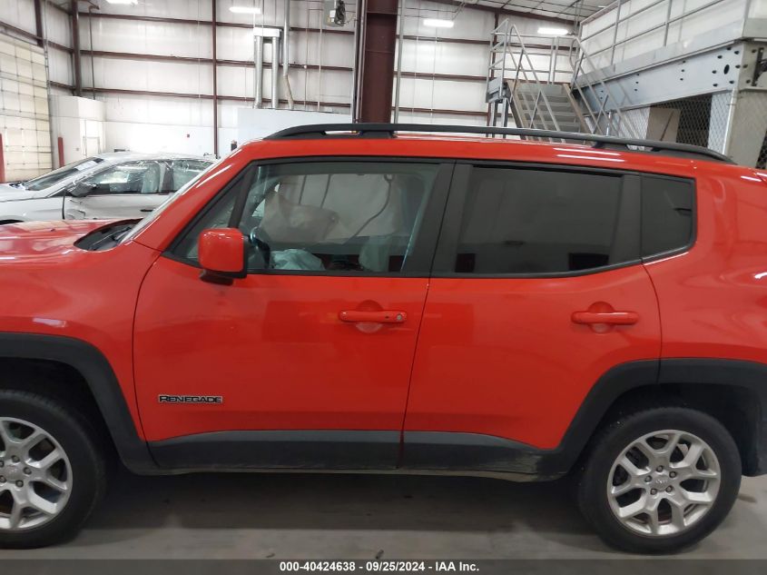 2018 Jeep Renegade Latitude 4X4 VIN: ZACCJBBB3JPH40156 Lot: 40424638