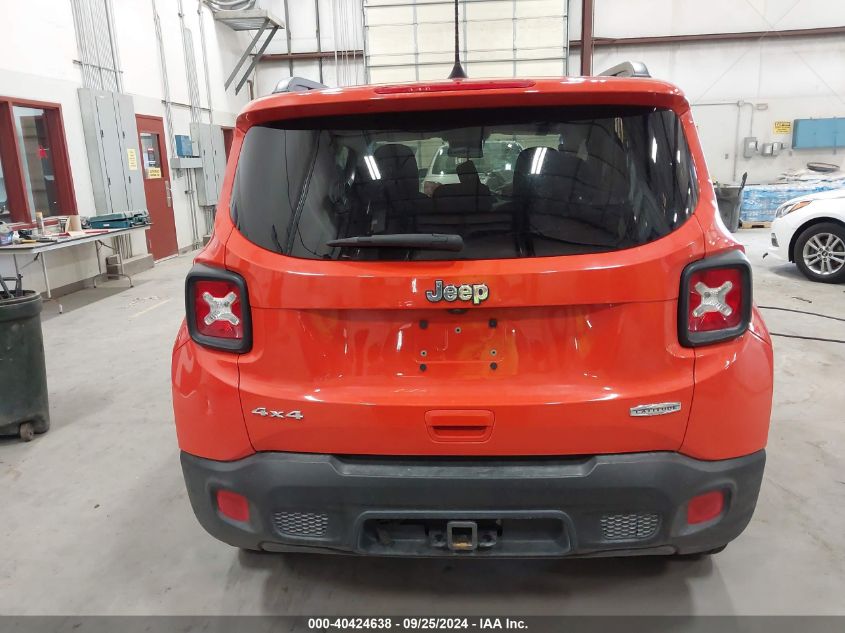 2018 Jeep Renegade Latitude 4X4 VIN: ZACCJBBB3JPH40156 Lot: 40424638