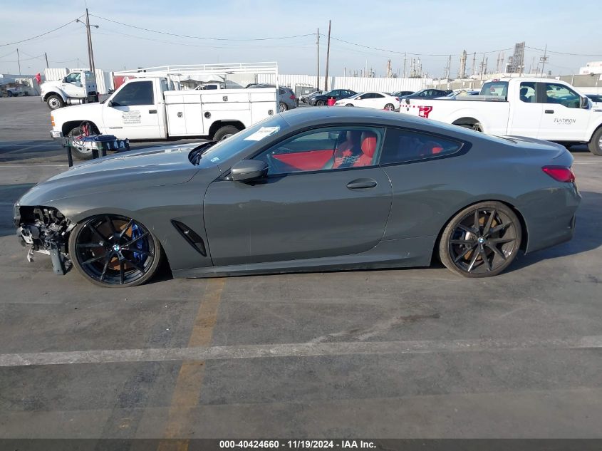 2022 BMW M850I xDrive VIN: WBABC4C03NCH63509 Lot: 40424660