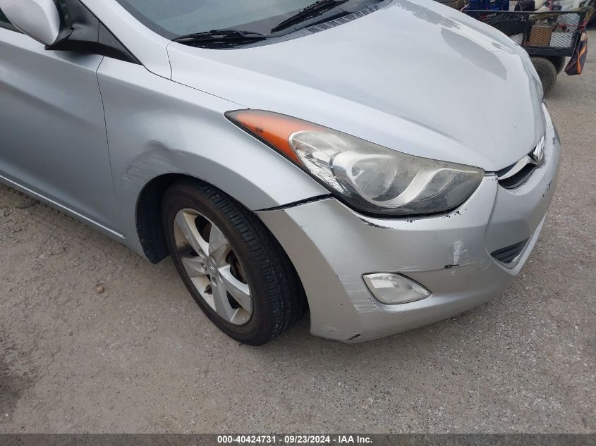 2013 Hyundai Elantra Gls VIN: 5NPDH4AE0DH309603 Lot: 40424731