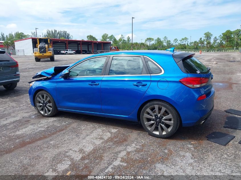 2018 Hyundai Elantra Gt Sport VIN: KMHH55LCXJU029793 Lot: 40424733