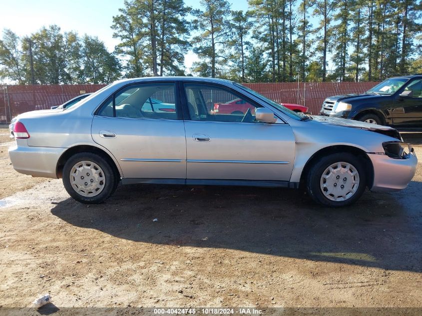 2001 Honda Accord 2.3 Lx VIN: 1HGCG56421A080494 Lot: 40424745