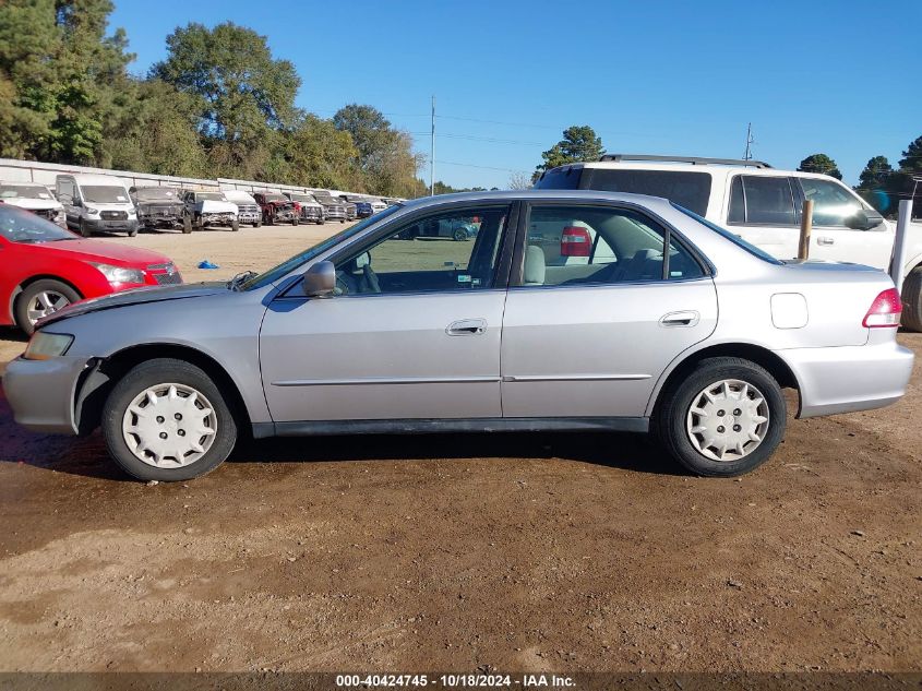 2001 Honda Accord 2.3 Lx VIN: 1HGCG56421A080494 Lot: 40424745